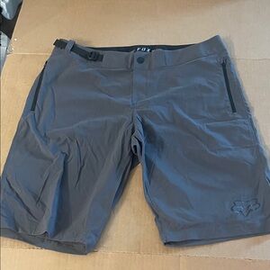 Fox Racing Defend model shorts, charcoal gray, size 36